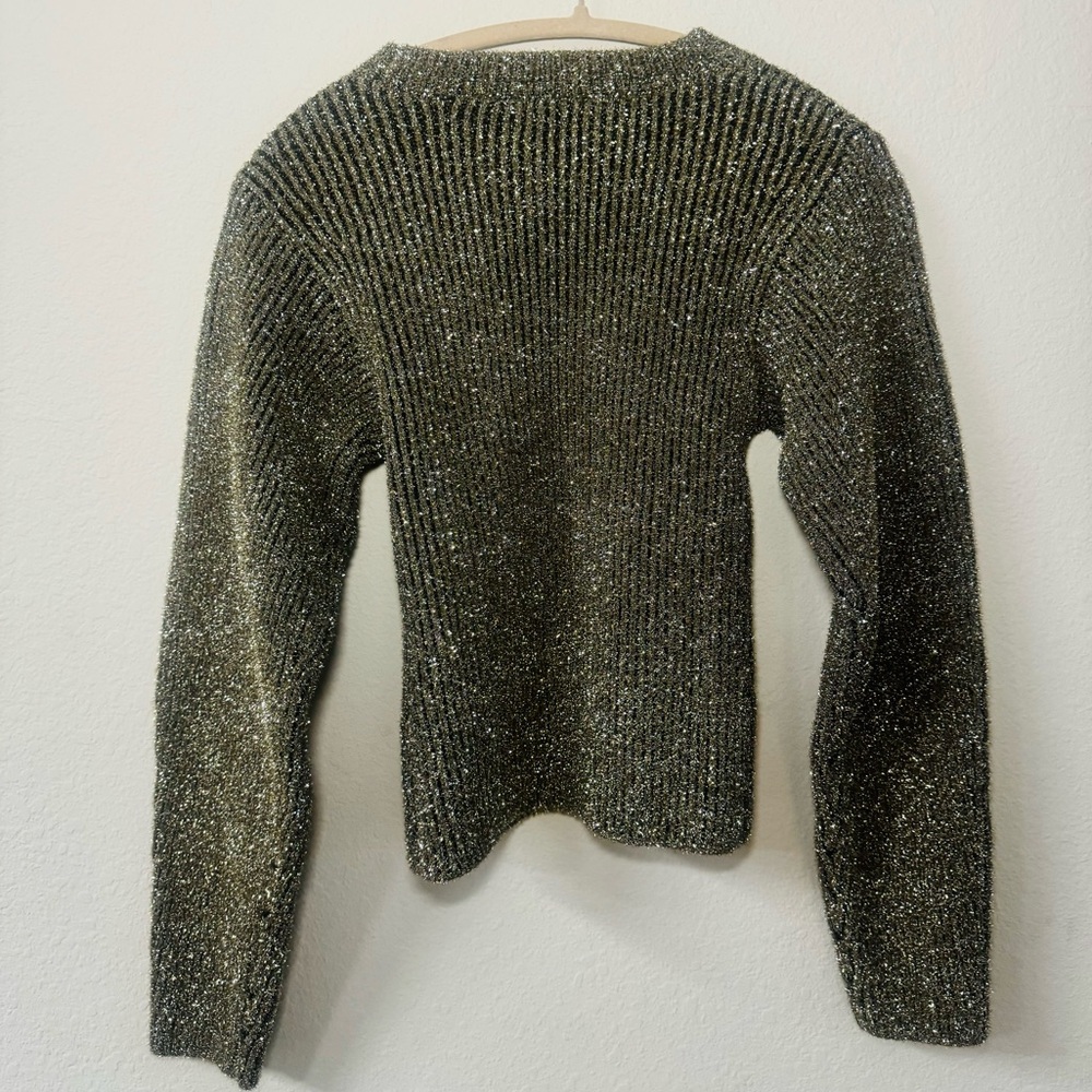 CHUNKY KNIT SPARKLY SWEATER - Picture 4 of 5